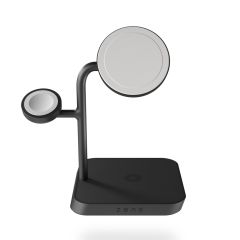 Беспроводная зарядка Zens 4 в 1 MagSafe + Watch Wireless Charging Station Qi2 15W (ZEAPDC01/00)