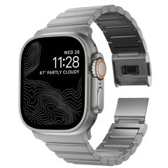 Титановий ремінець Nomad Titanium Band V2 Natural для Apple Watch 49мм | 46мм | 45мм | 44мм (NM014858858)