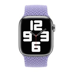 Оригінальний ремінець Apple Braided Solo Loop English Lavender Size 4 для Apple Watch 42mm | 41 mm | 40 mm | 38 mm (ML493)