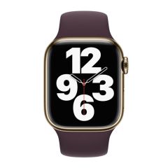 Оригінальний силіконовий ремінець Apple Sport Band Dark Cherry для Apple Watch 42mm | 41mm | 40mm | 38mm (MKUJ3)