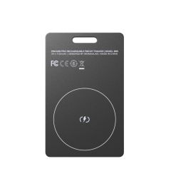 Трекер-карта Momax PinCard Pro Rechargeable Find My Tracker Black