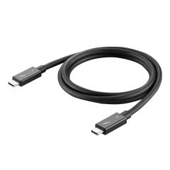 Кабель CasePro Thunderbolt 4 Cable Supports 8K Display USB-C to USB-C 0.3m Black