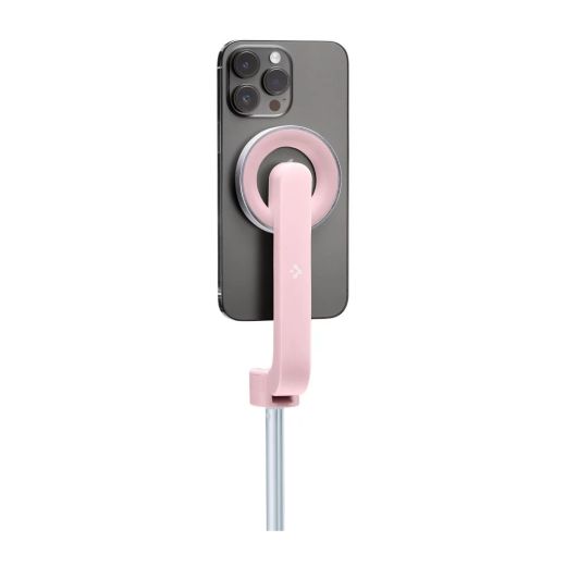 Штатив для селфі Spigen Selfie Stick Tripod S570W Misty Rose with MagSafe (AMP06403)