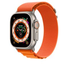 Оригинальный ремешок Apple Alpine Loop Medium Orange для Apple Watch 49mm | 45mm | 44mm (MQE03)