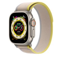 Оригінальний ремінець Apple Trail Loop Band Size S/M Yellow/Beige для Apple Watch 49mm | 45mm | 44mm (MQEG3)