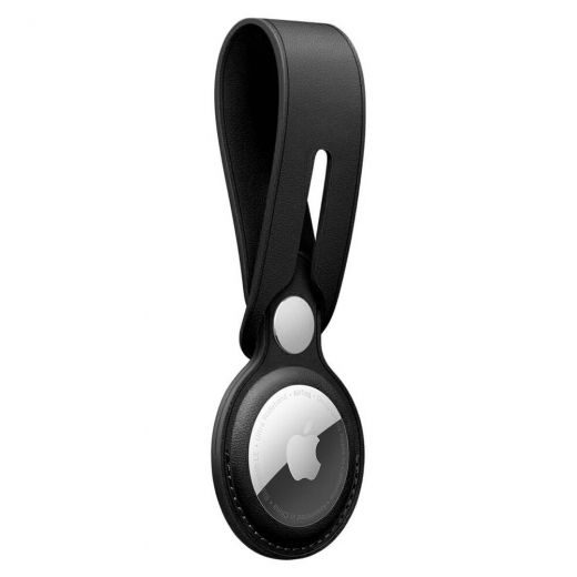 Підвіска-петля CasePro Leather Loop Black для AirTag