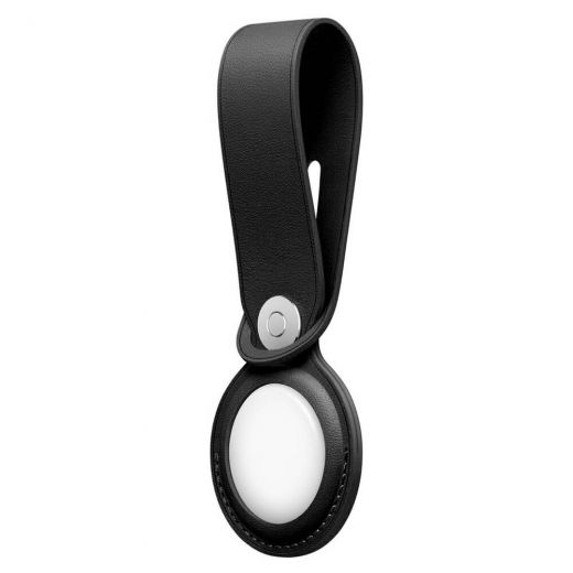 Підвіска-петля CasePro Leather Loop Black для AirTag