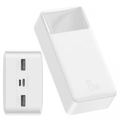 Повербанк Baseus Bipow Digital Display 30000mAh 15W White (PPDML-K02)