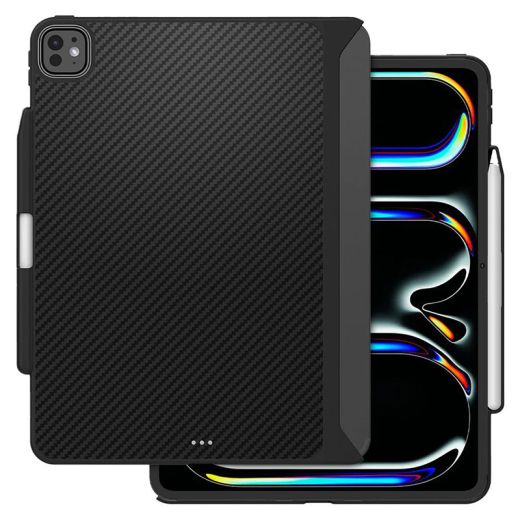 Чохол Spigen Enzo Aramid Black для iPad Pro 13" M4 (2024) (ACS07009)