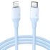 Кабель UGREEN US387 USB-C to Lightning Silicone Cable 1m Navy blue (20313) Кабель UGREEN US387 USB-C to Lightning Silicone Cable 1m Navy blue (20313)
