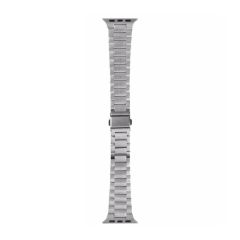 Металлический ремешок WiWU Ultra-Thin Steel Belt Three Beads Band Silver для Apple Watch 42mm | 41mm | 40mm | 38mm